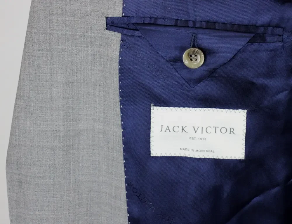 Jack Victor Suit 36 R Mens Light Grey Solid Dean Super 110s Wool 2 Piece Canada